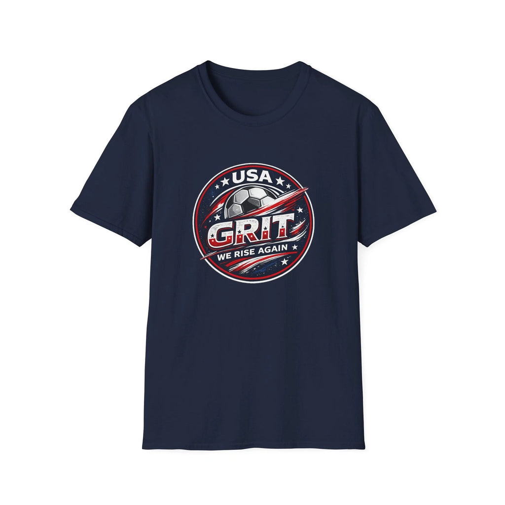 USA Soccer Grit Shirt 2026 World Cup Fan Tee Patriotic Game Day T-Shirt