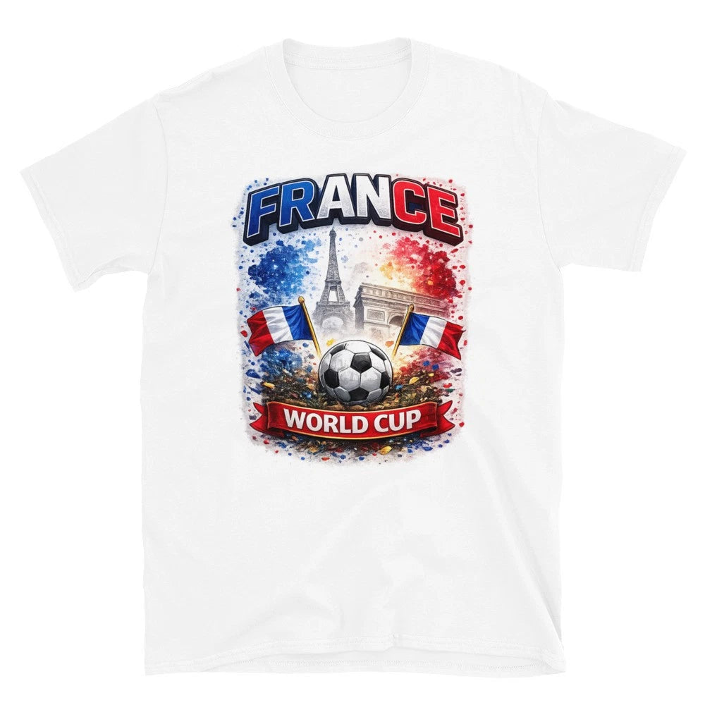 France Football Soccer Shirt  Unisex Sports Tee World cup