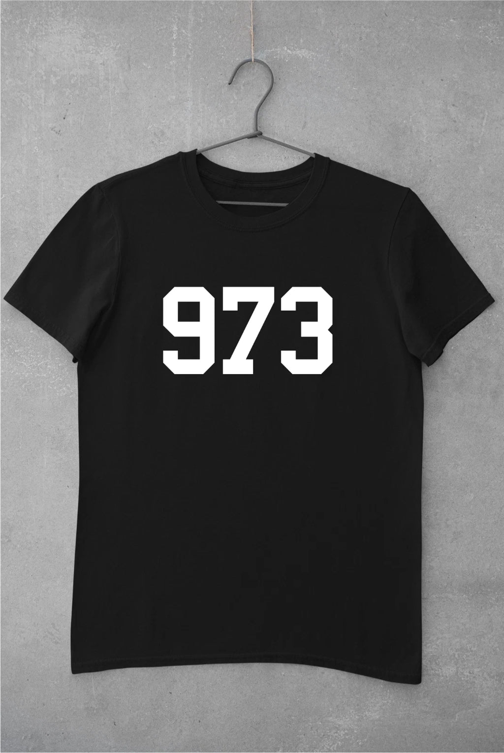 New Jersey Shirt, 973 Area Code, Newark, Paterson, Clifton, Passiac, East Orange