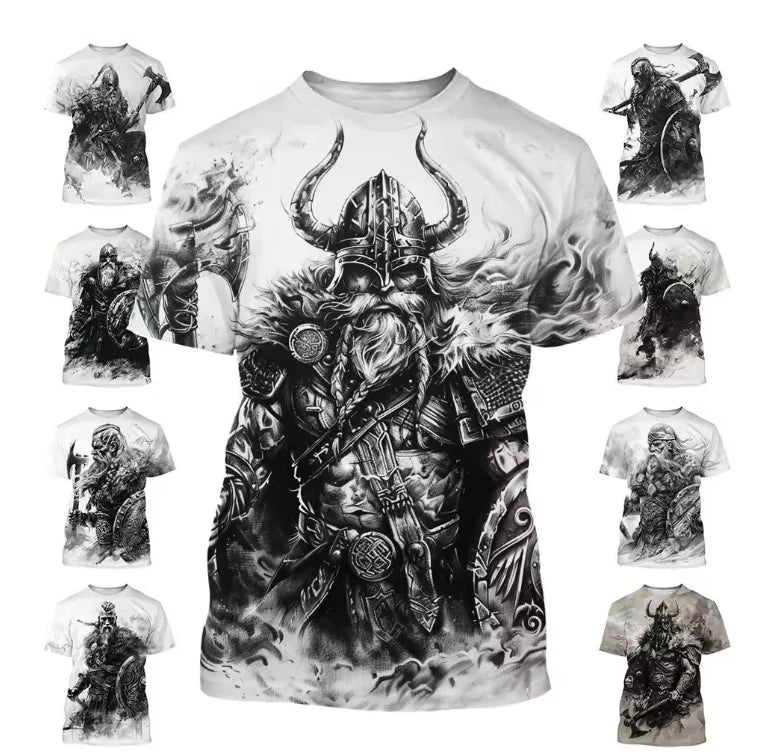 Tattoo Pattern Harajuku Cool 3D Print Women Men Short Sleeve T-shirt Casual Tee