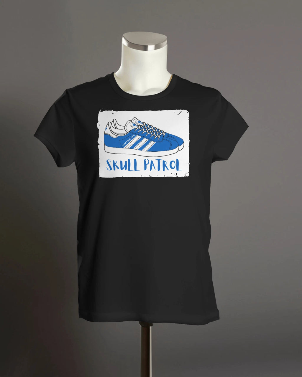 SKULL PATROL Gazelle T-Shirt | Hooligan Firm Fratton Park Hampshire 6.57
