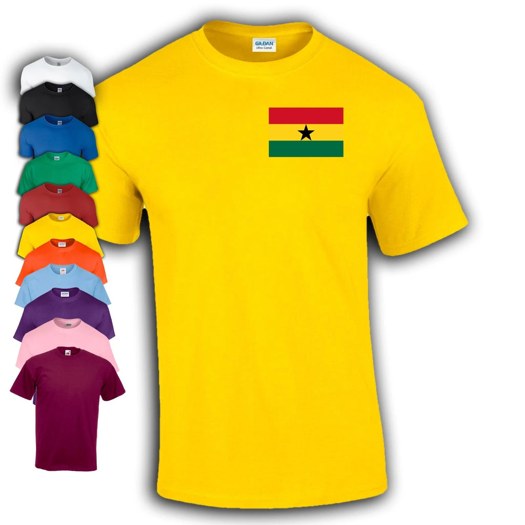 Ghana Flag T-Shirt | Football 2026 | Finals | Black Stars