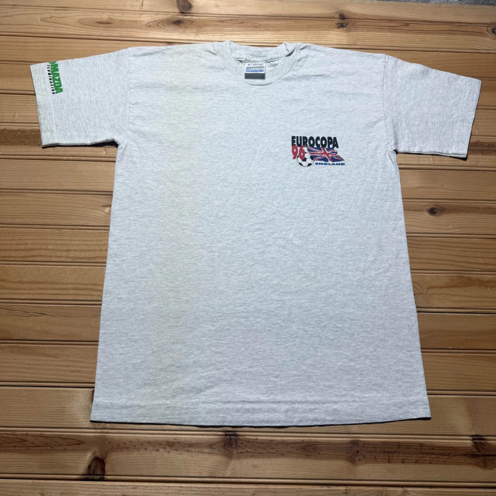 Vintage 1996 Eurocopa England Football Sports Promo Graphic T-Shirt USA - Medium
