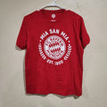 Official FC Bayern Munchen Red t-shirt Sz M Mia San Mia
