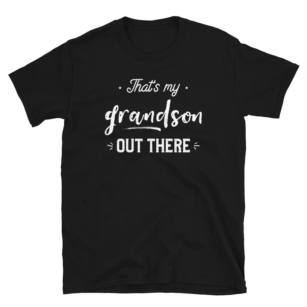 That's My Grandson Out There Proud Grandparent Sports Fan T-Shirt