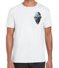Vampire Zombie Head Minimalistic Men's Printed Cotton Unisex T-shirt Top Tee
