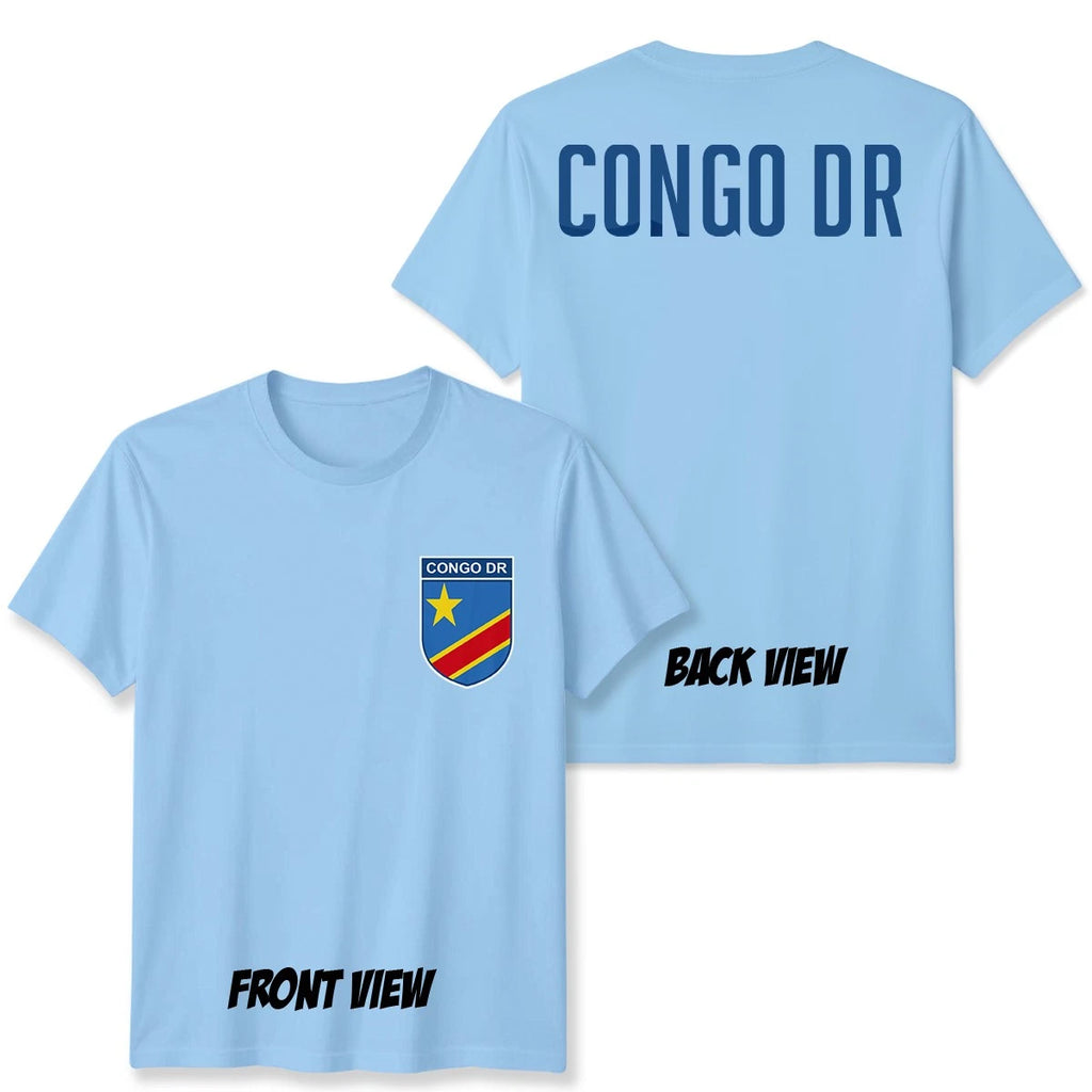 Congo DR Football Unisex Kids T-Shirt Country Pride Soccer Tee #WC