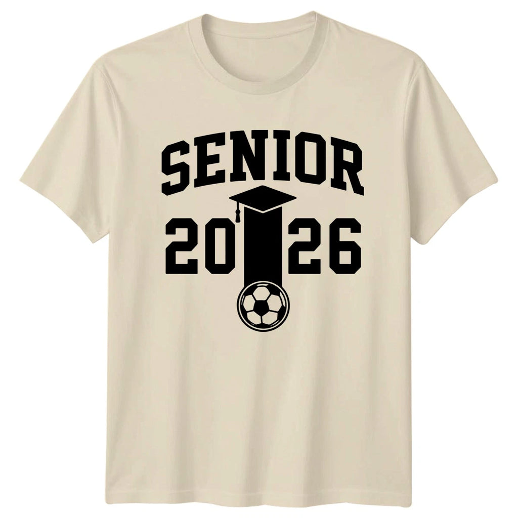Senior 2026 T-Shirt Soccer Graduation Great Gift For Him And Her