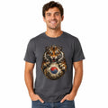 South Korean Tiger Soccer Ball T-Shirt Korean Football Fan Graphic Tee