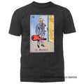 El Musico Loteria Tarjeta Mexican Came Card Graphic T-shirt Tee
