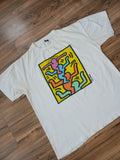 Vintage KEITH HARING T Shirt Tee Pop Art Streetwear Graffiti Vtg Haring - XL