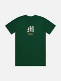 MEN'S SOLE FLY MIAMI 1991 NATIONAL CHAMPIONS TRIBUTE WHITE T-SHIRT GREEN ORANGE