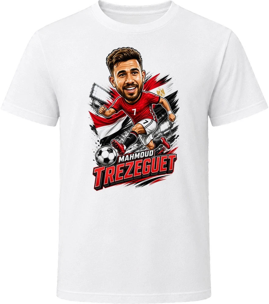 Mahmoud Trezeguet, Egypt Caricature Soccer 2026 T Shirt