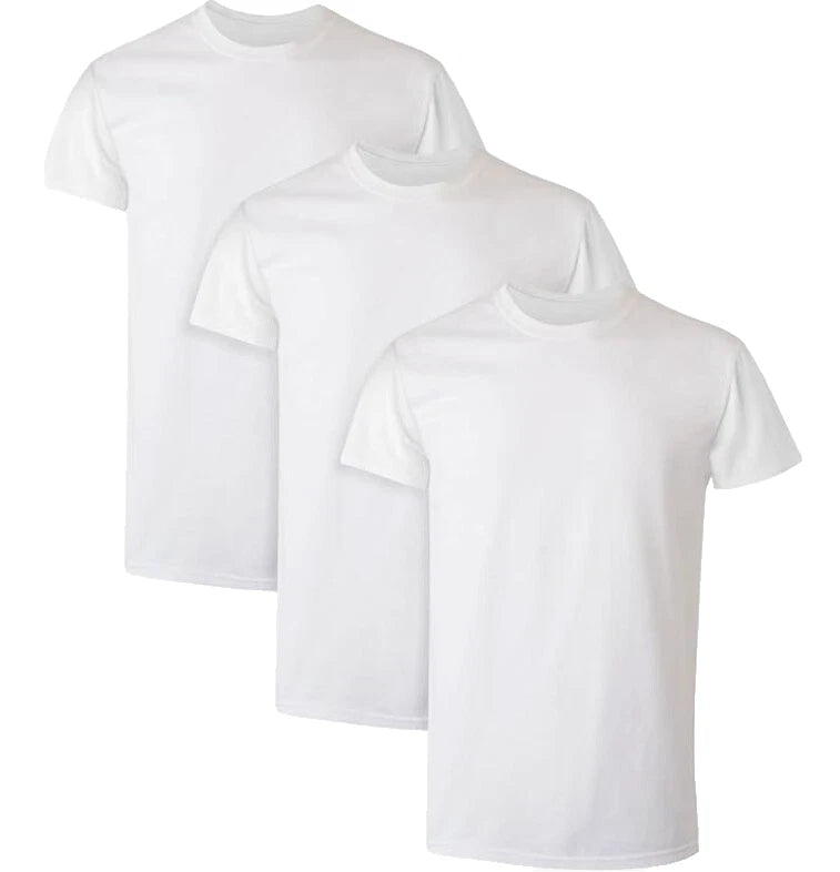Hanes Men's Cotton, Moisture-Wicking Crew Tee Undershirts - Pack Of 3 - 2XL