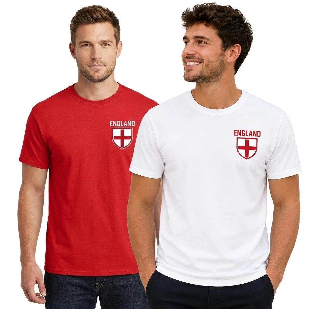 England World Cup 2026 T Shirt Mens Football Soccer Fan Top England Supporter