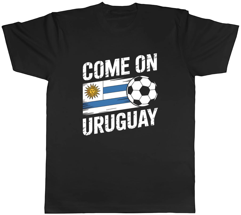 Come on Uruguay Supporter Football Fan Mens T-Shirt Tee Gift Top