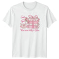 Just A Girl Who Loves Books Womens T-Shirt Book Lover Reading Christmas Gift