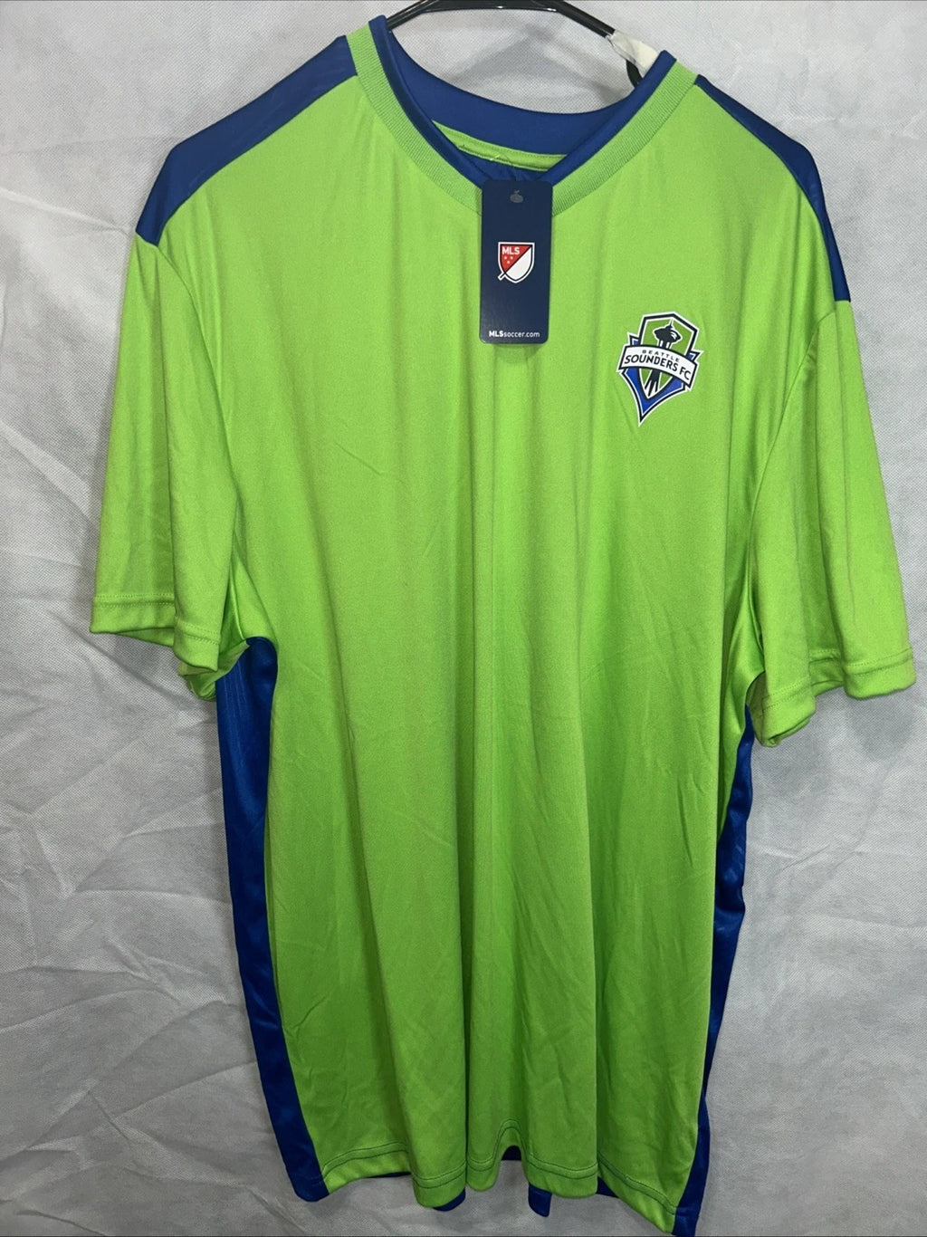 MLS  Seattle Sounders Club Football Club Men’s  2XL Blue  T-shirt BX1