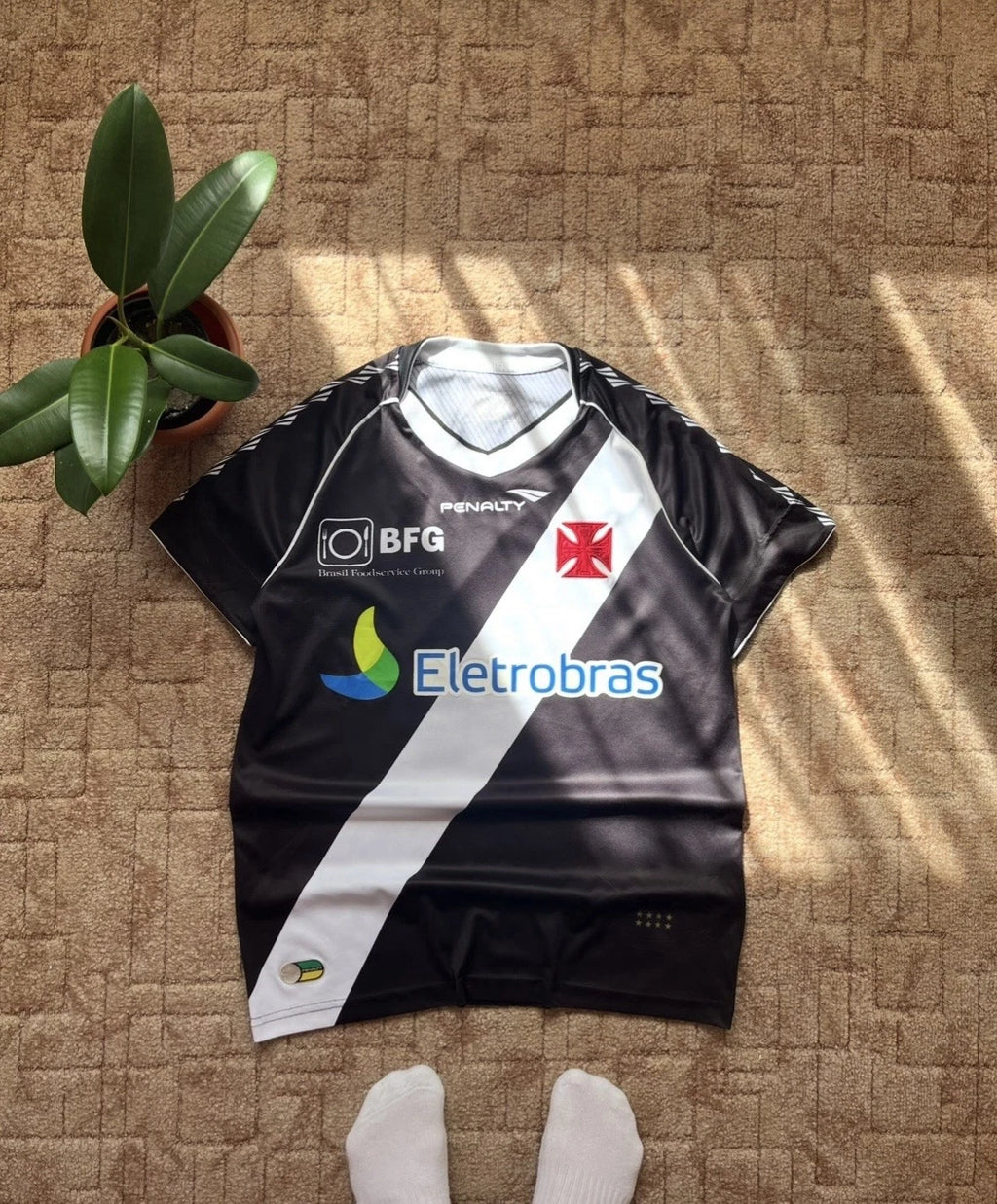 Vintage Vasco Da Gama Penalty 2012 Soccer Jersey Football Shirt Size M Men's