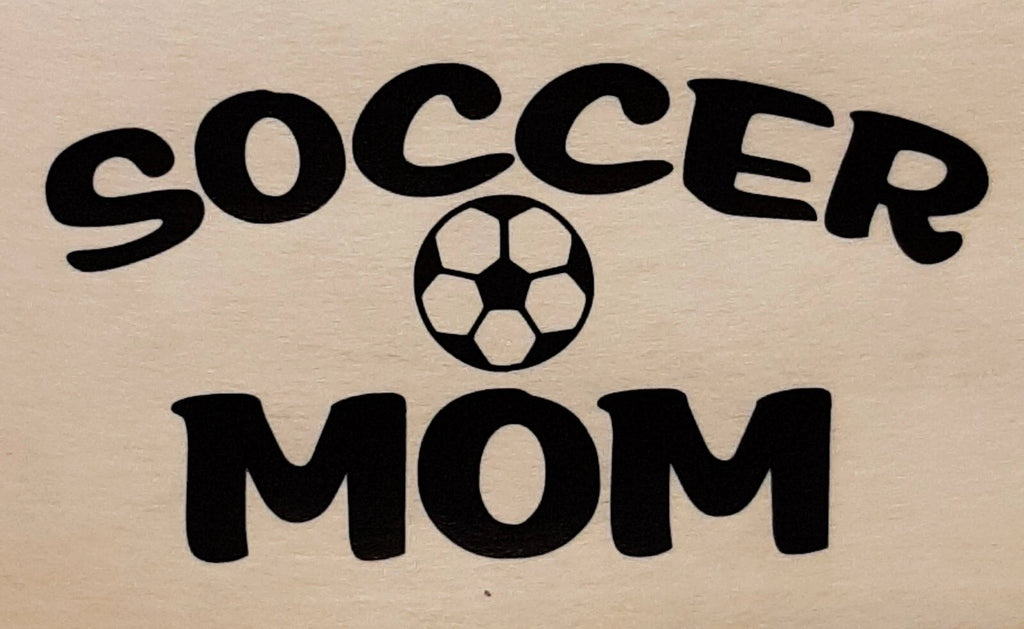 SOCCER MOM SHIRT (FRONT PRINT ONLY) SAYING