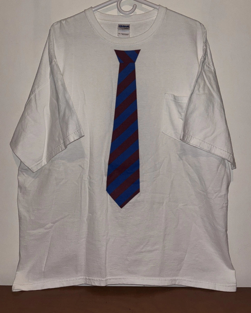 Vintage Suit and Tie T Shirt Funny Office Gag Adult Size 2XL