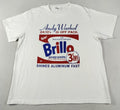 Uniqlo Andy Warhol Brillo Shirt Mens 3XL White Graphic Tee Art Pop Advertising
