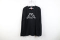 Vintage 90s Y2K Kappa Mens XL Faded Big Logo Soccer Futbol Long Sleeve T-Shirt
