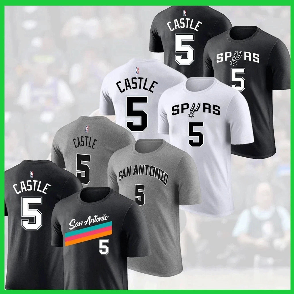🔥Player Stephon #5Castle San Antoni0 Team Name & Number Fans Gift