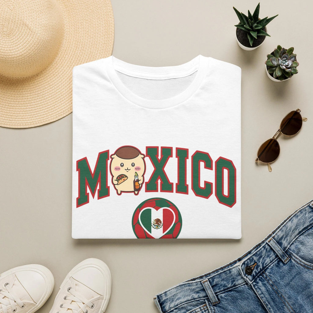 Kurimanju Mexico Soccer Super kawaii Chicawa Anime Fan T shirt