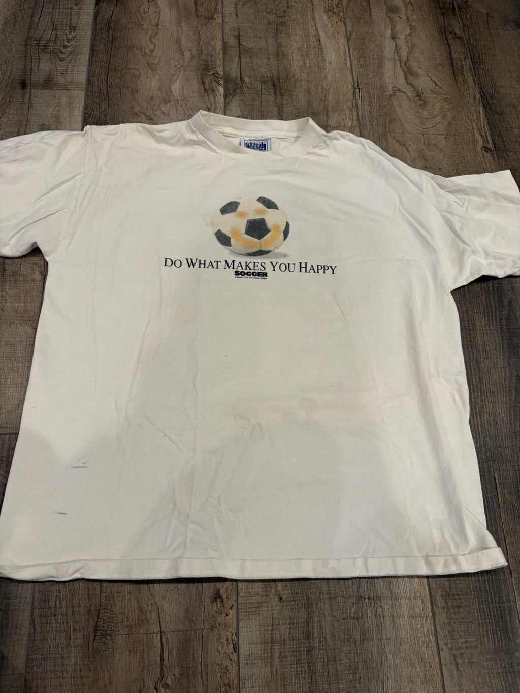 Vintage 1990s  “Aussie T” TShirt Size L Soccer Used