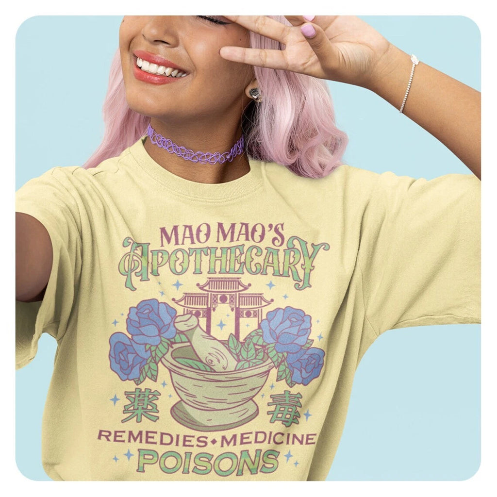 Apothecary Poisons Tee T-Shirt, Kawaii Shirt, Japanese Graphic Tee, Anime Shirt