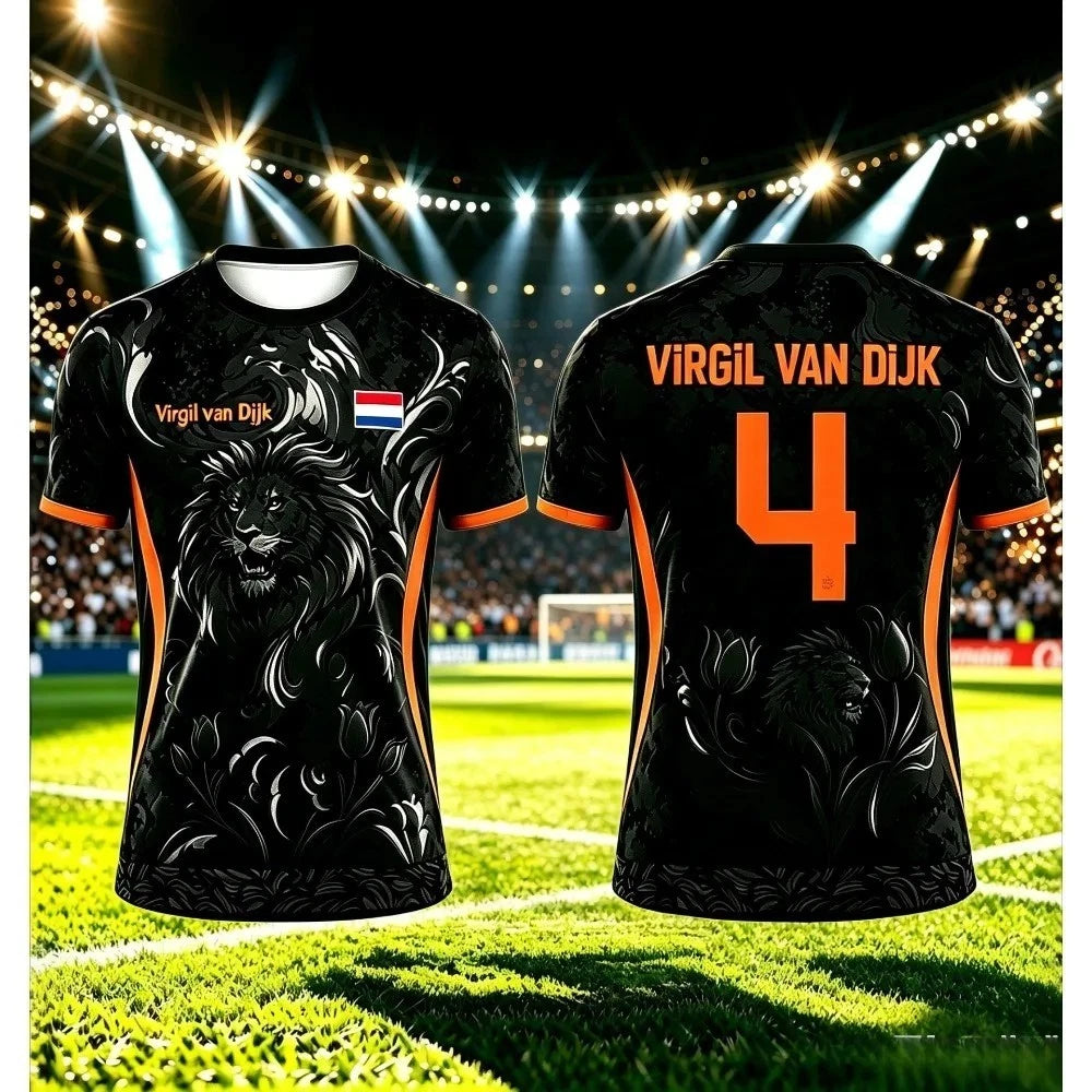 Netherlands Football Shirt Holland 2026 World Cup Tees POLYESTER