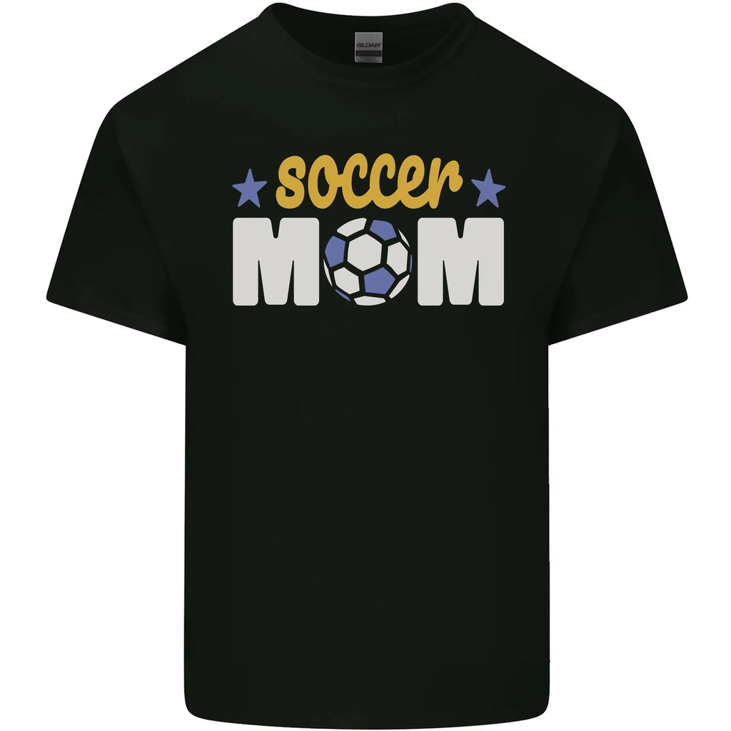 Soccer Mum Mom Mens Cotton T-Shirt Tee Top