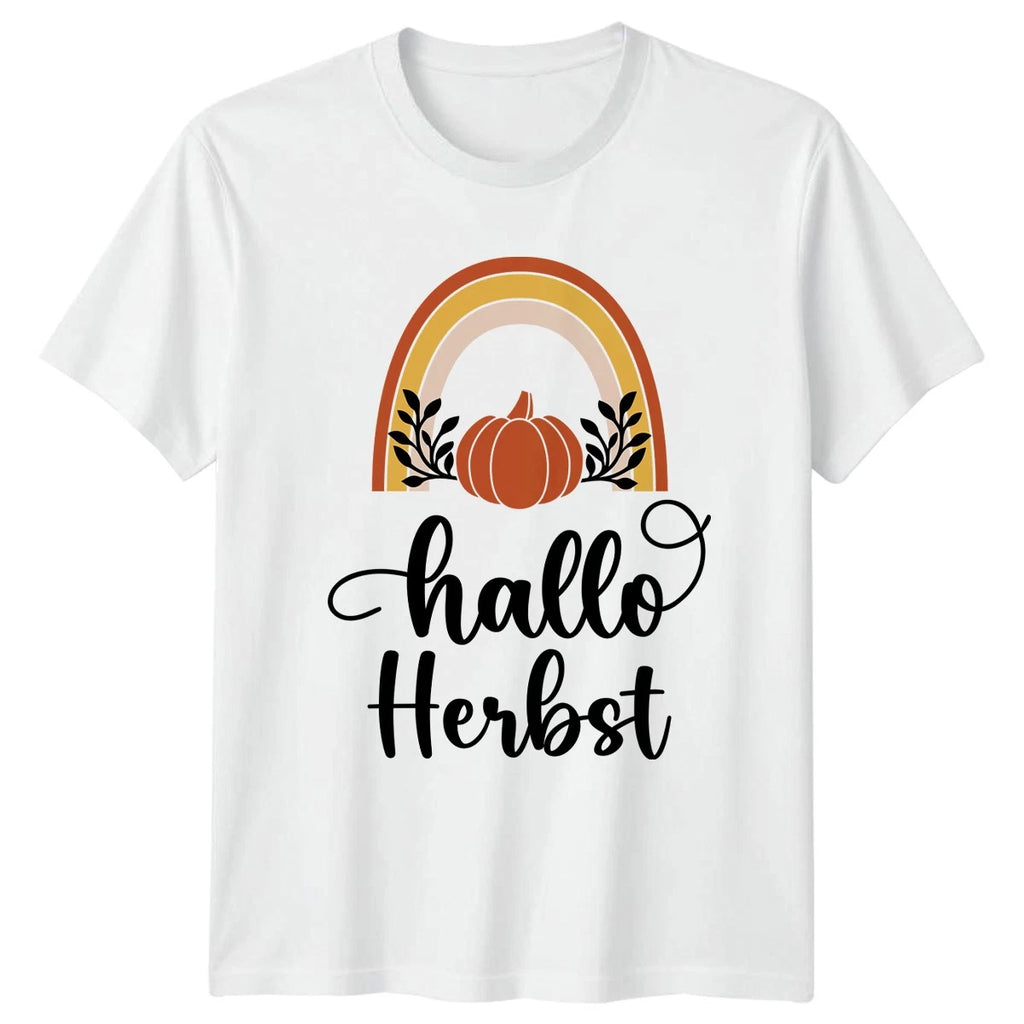 Hallo Herbst Womens T-Shirt Boho Fall Autumn Autumn 2026 Gift For Her