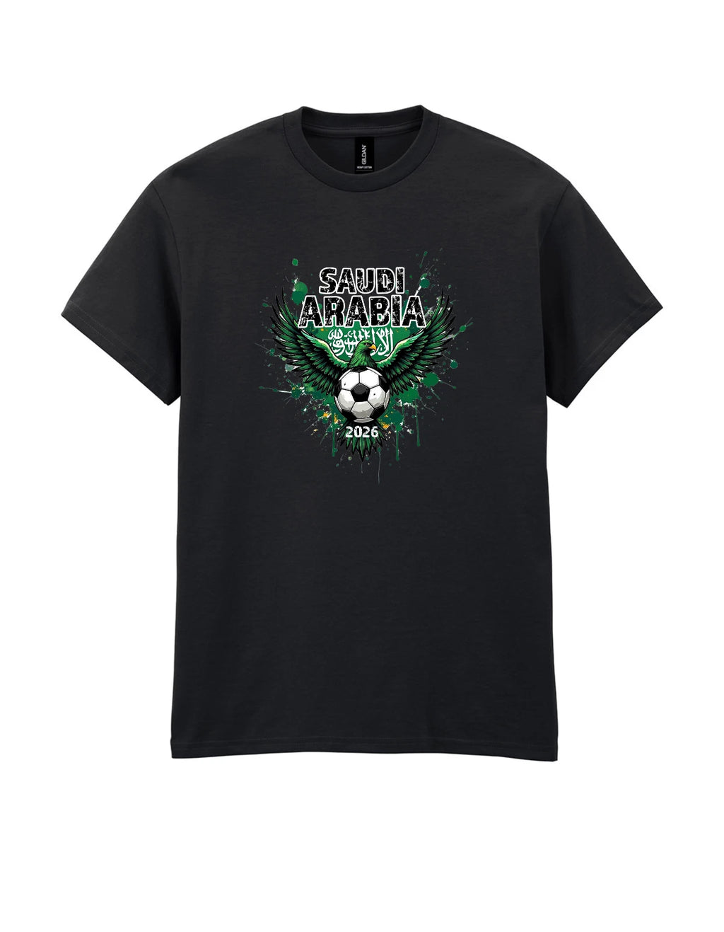 Saudi Arabia World Cup 2026 T-Shirt football mens womens unisex gildan