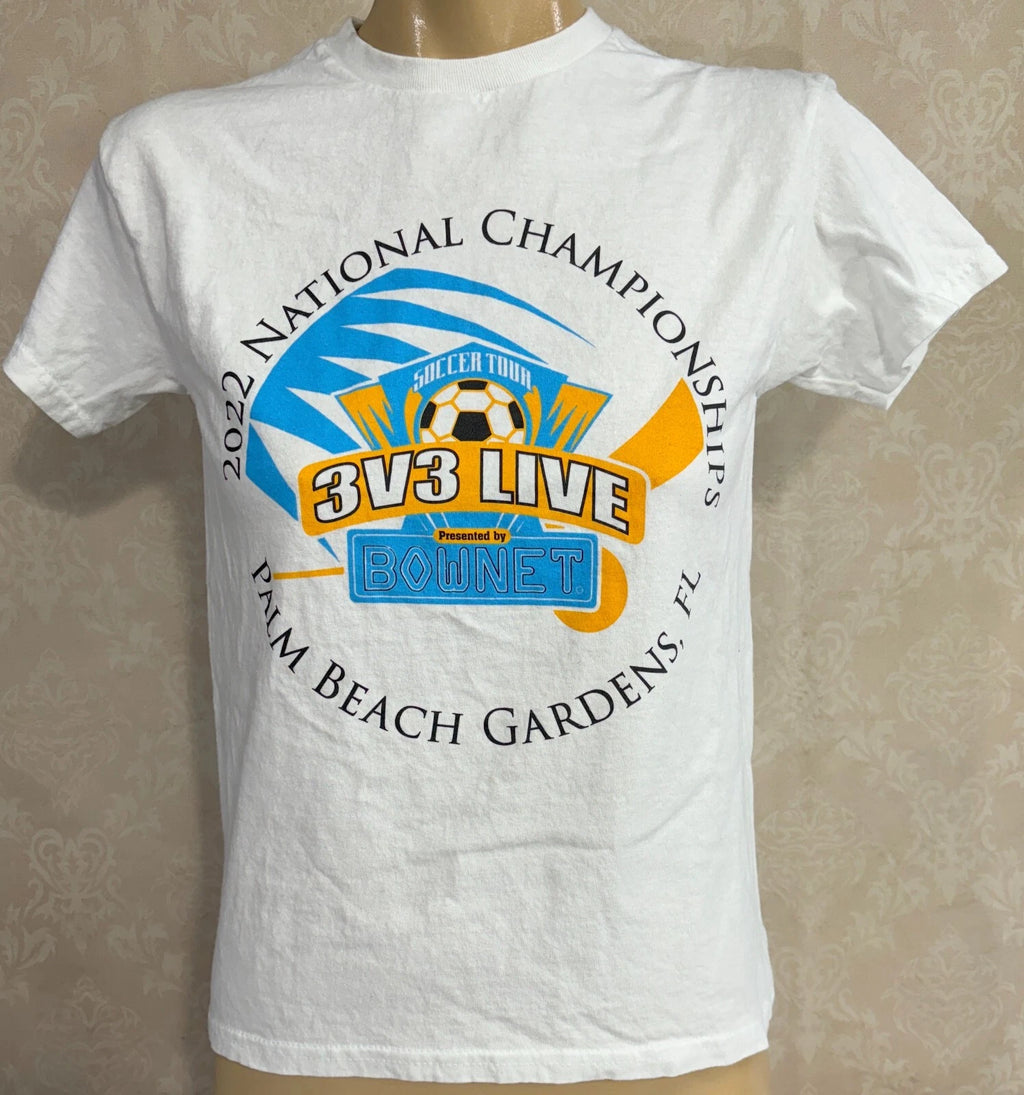 3V3 Live Soccer Tour 2022 Championship Miami  Medium T-Shirt