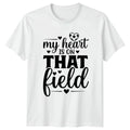 My Heart Is On That Womens T-Shirt Soccer Mom Soccer Birthday Gift For Her