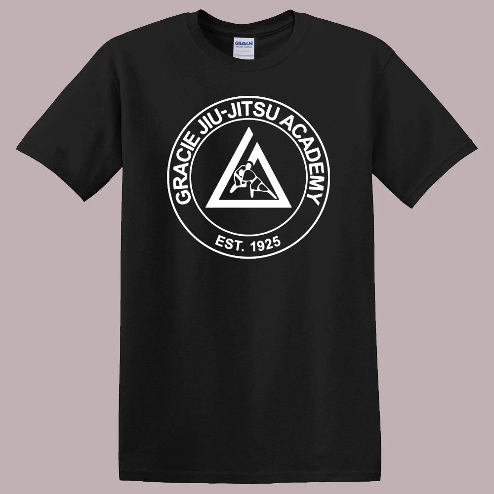 Gracie Jiu Jitsu Martial Arts Academy Black Size S to 5XL