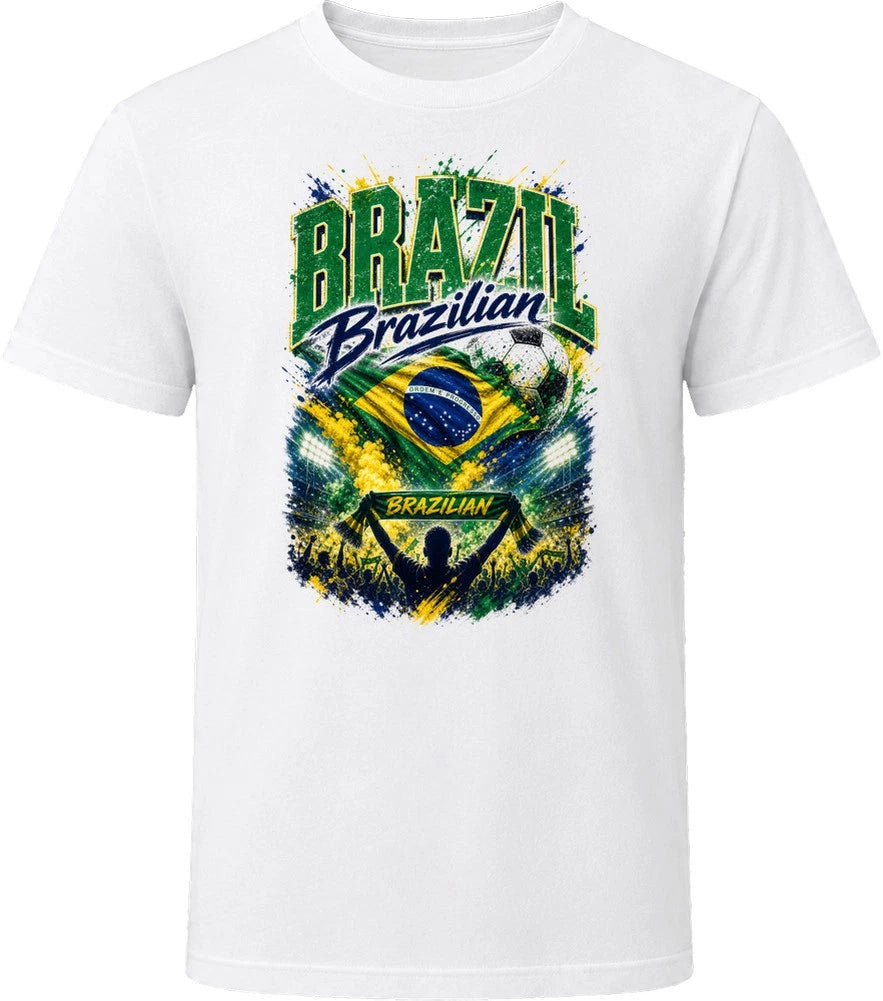 Brazil Brazilian Soccer Football National Supporters T Shirt