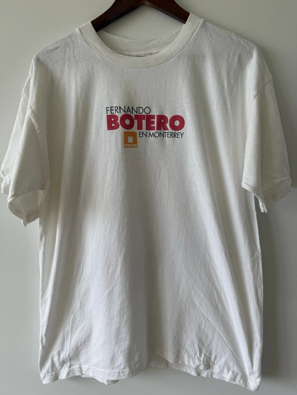 VINTAGE 1999 Fernando Botero In Monterrey Double Sided Art Exhibition T-Shirt