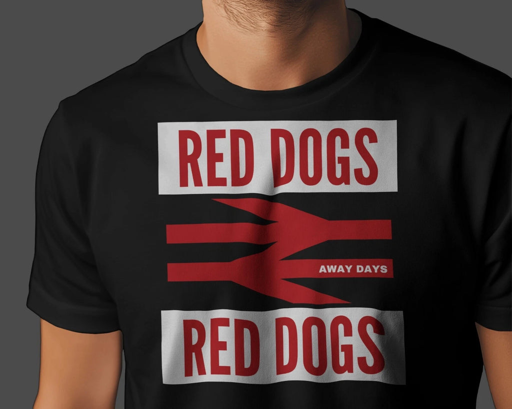 RED DOGS Away Days T-Shirt | Nottingham Hooligans Trent End Notts Garibaldi