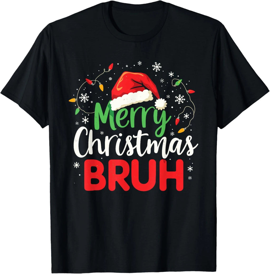 Merry Christmas Bruh Hilarious Festive Meme Style Unisex T-Shirt