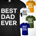 Funny Mens Best Dad Ever T Shirt Fathers Day Birthday American Cool Gift Tee