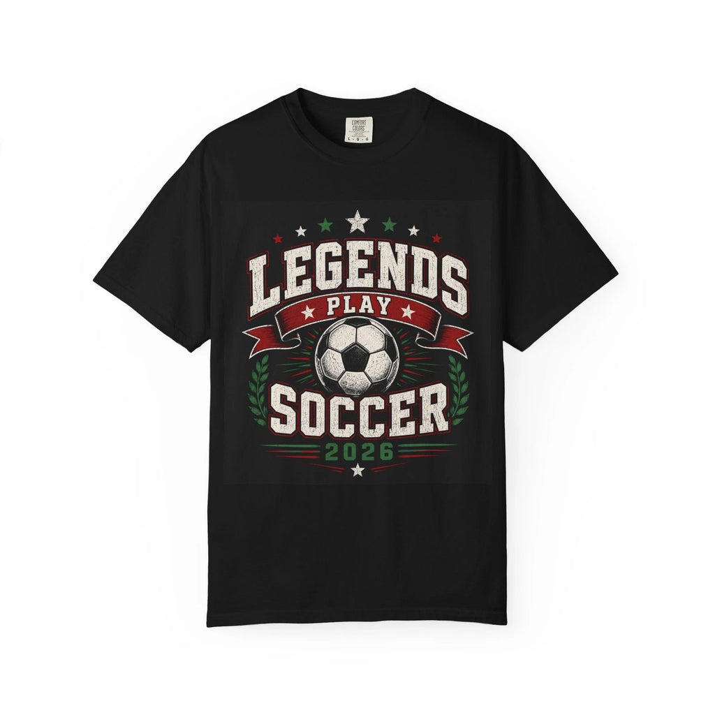 Legends Play Soccer 2026 T-shirt | Vintage Soccer Ball Team Tee