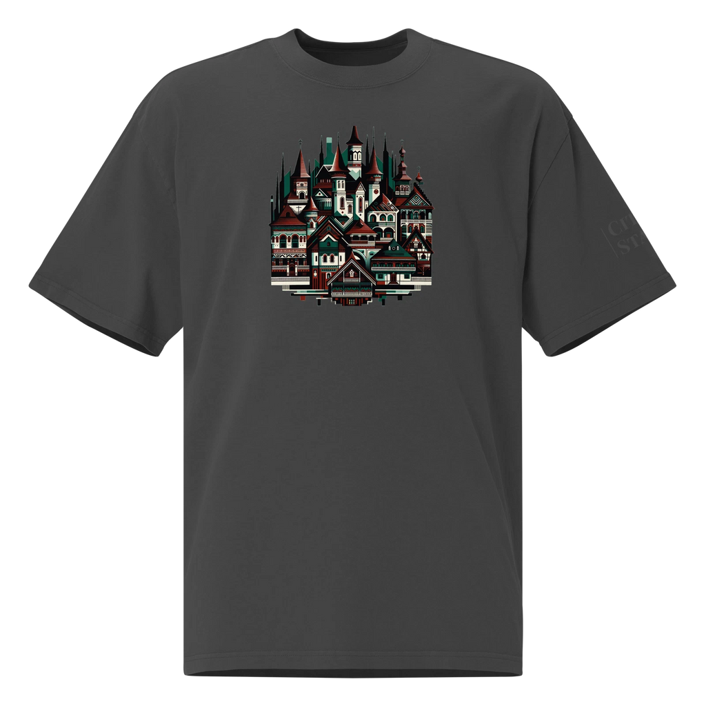 Oversized faded t-shirt (ROMANIA)