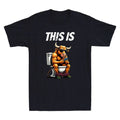 This Is Bullshit Funny Bull Sit On Toilet Graphic Sarcastic Quote Men's T-Shirt