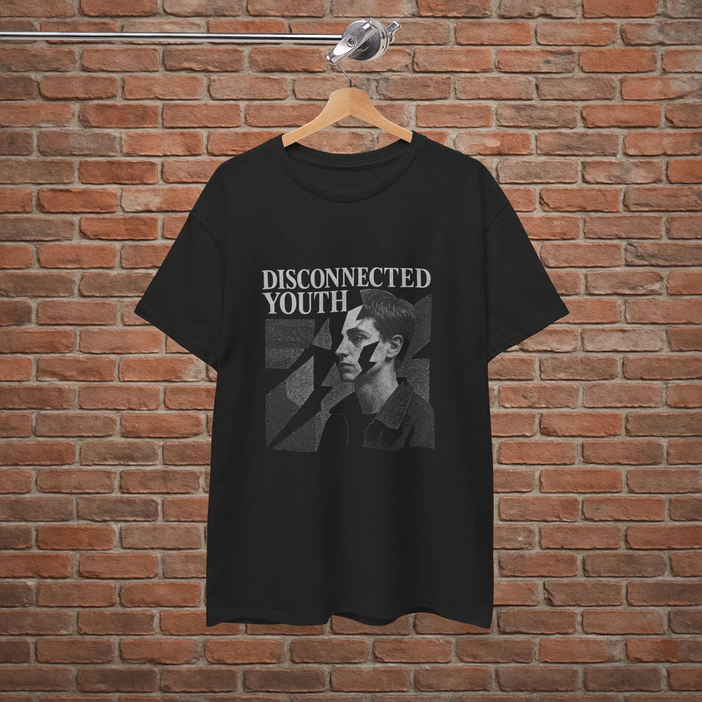 Disconnected Youth Graphic T-Shirt – Grunge Punk Aesthetic Art Print S to XL