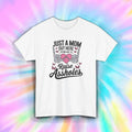 Just a Mom Shirt Funny Skeleton Hands Butterfly Parenting Humor Tee S-5XL