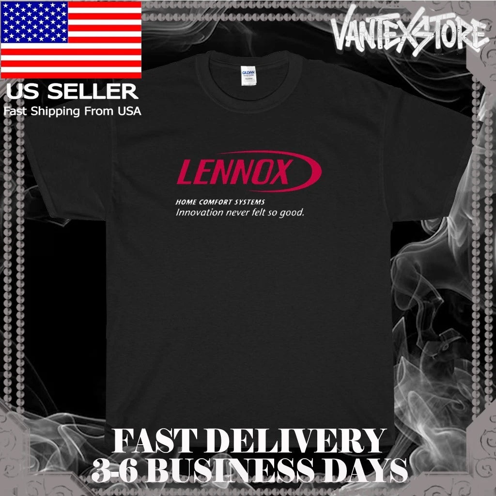 NEW SHIRT LENNOX HOME AIR CONDITIONING LOGO MEN'S T-SHIRT FUNNY USA SIZE S-5XL