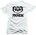 PXNDX PANDA PLAYERA BLANCA / WHITE T-SHIRT BANDA ROCK MONTERREY MEXICO UNISEX